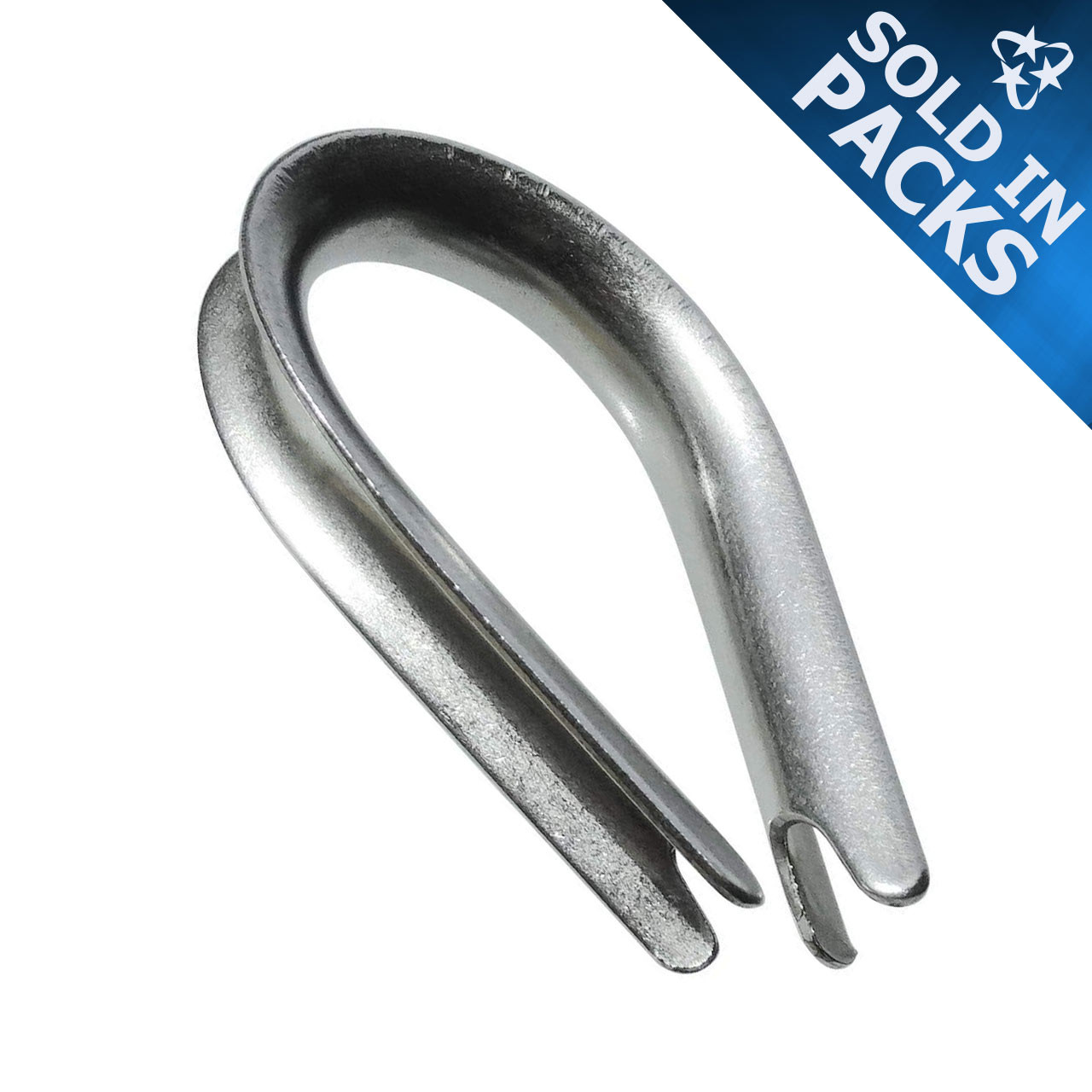 Zinc Plated Steel FF-T-276 B Type II Wire Rope Thimbles