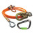 Triple-Lock I-Beamer Lite Alu. Carabiner + 1/2" Dia. Arborist Flip Line Kit w/ Swivel Eye Bundle