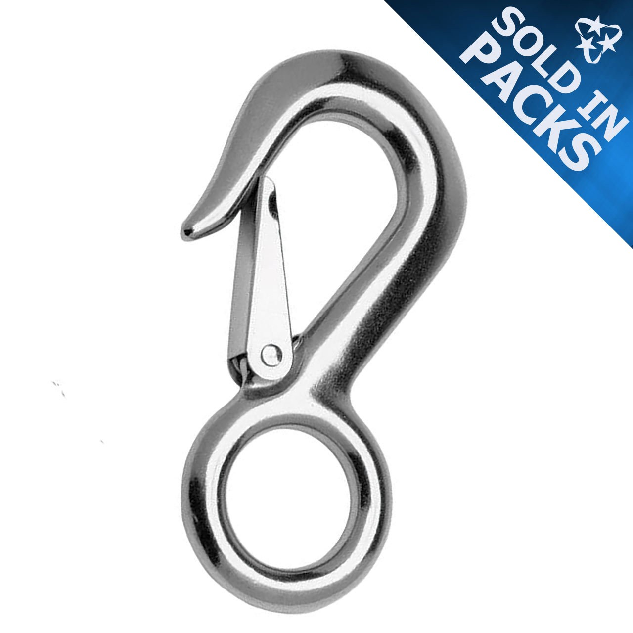 316 Stainless Steel Safety Snap By Durabrite Rigging Marine U S Rigging Supply