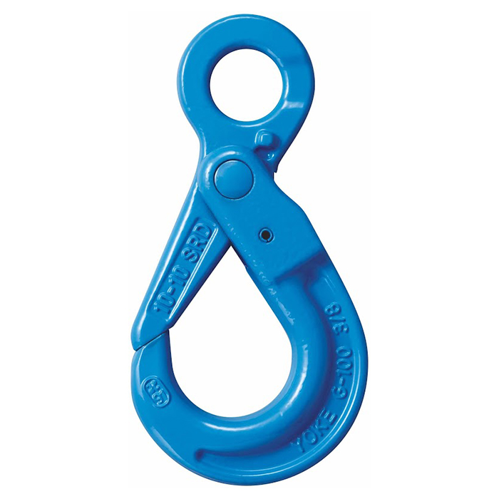 16T - Grade 100 Eye Self-Locking Hook by YOKE - Lifting Products 