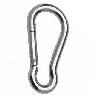 Carabiners Carabiner Carbine Snap Hook 10 @ 6mm x 60mm Zinc Plated  Handy Straps 