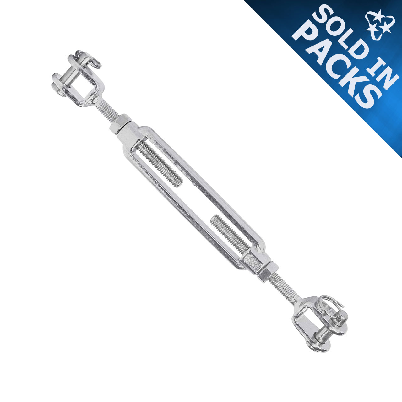 316 Stainless Steel Eye Eye Turnbuckles Metric Thread Sold In Packs U S Rigging