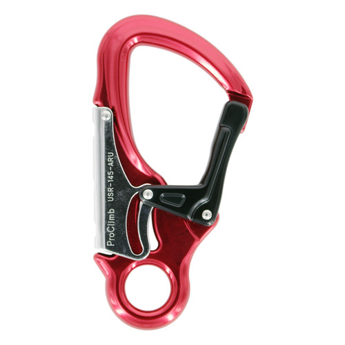 Forged Aluminum Snap Hook w/ Fixed Eye - Black