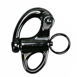 316 Stainless Steel Swivel Eye Snap Shackles - (SOLD IN PACKS)