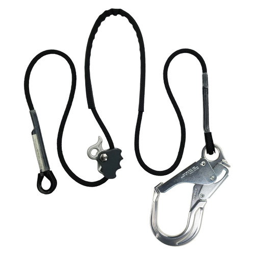 Better Grab 3 Positioning Lanyard w/ ANSI Aluminum Snap Hook