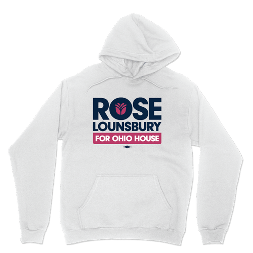 Rose Lounsbury (White Pullover Hoodie)