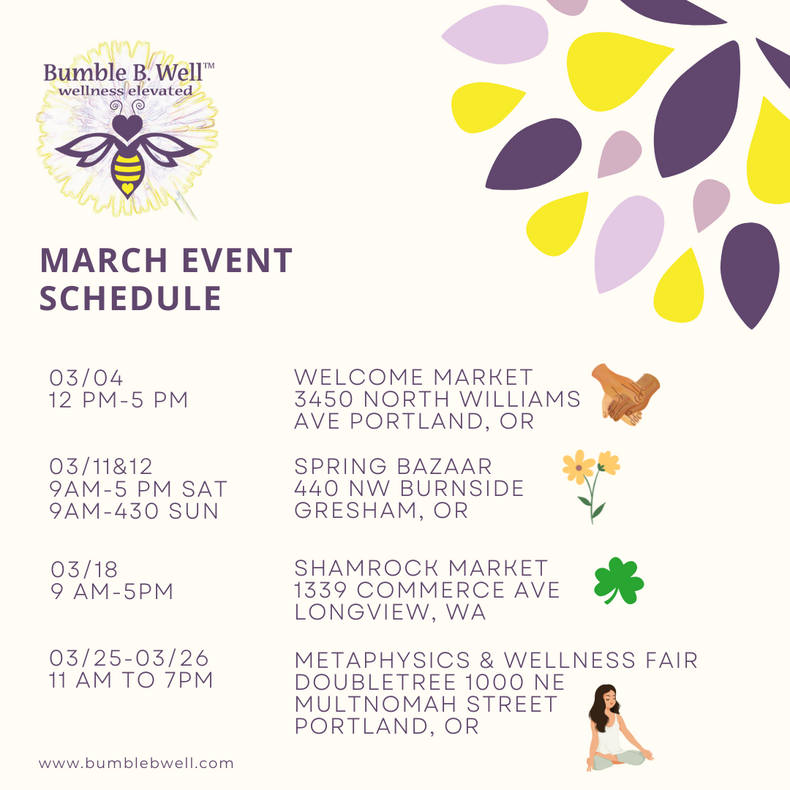 March Event Schedule