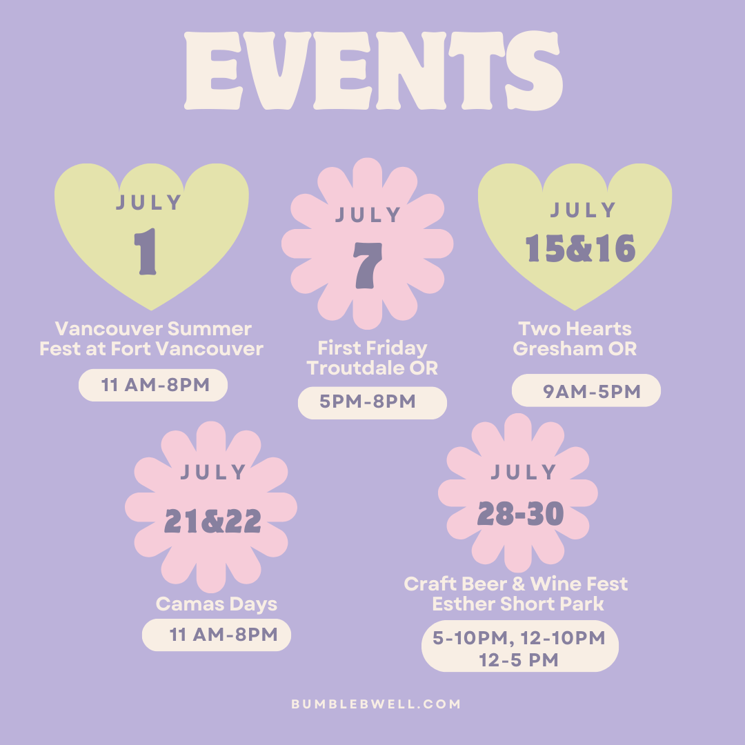 July Events Bumble B. Well