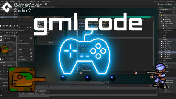  GameMaker Studio Beginner Shooter (Code) 