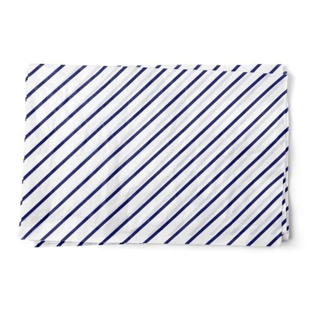 Decorative 100% Recycled Tissue Paper, Blue Stripes Print