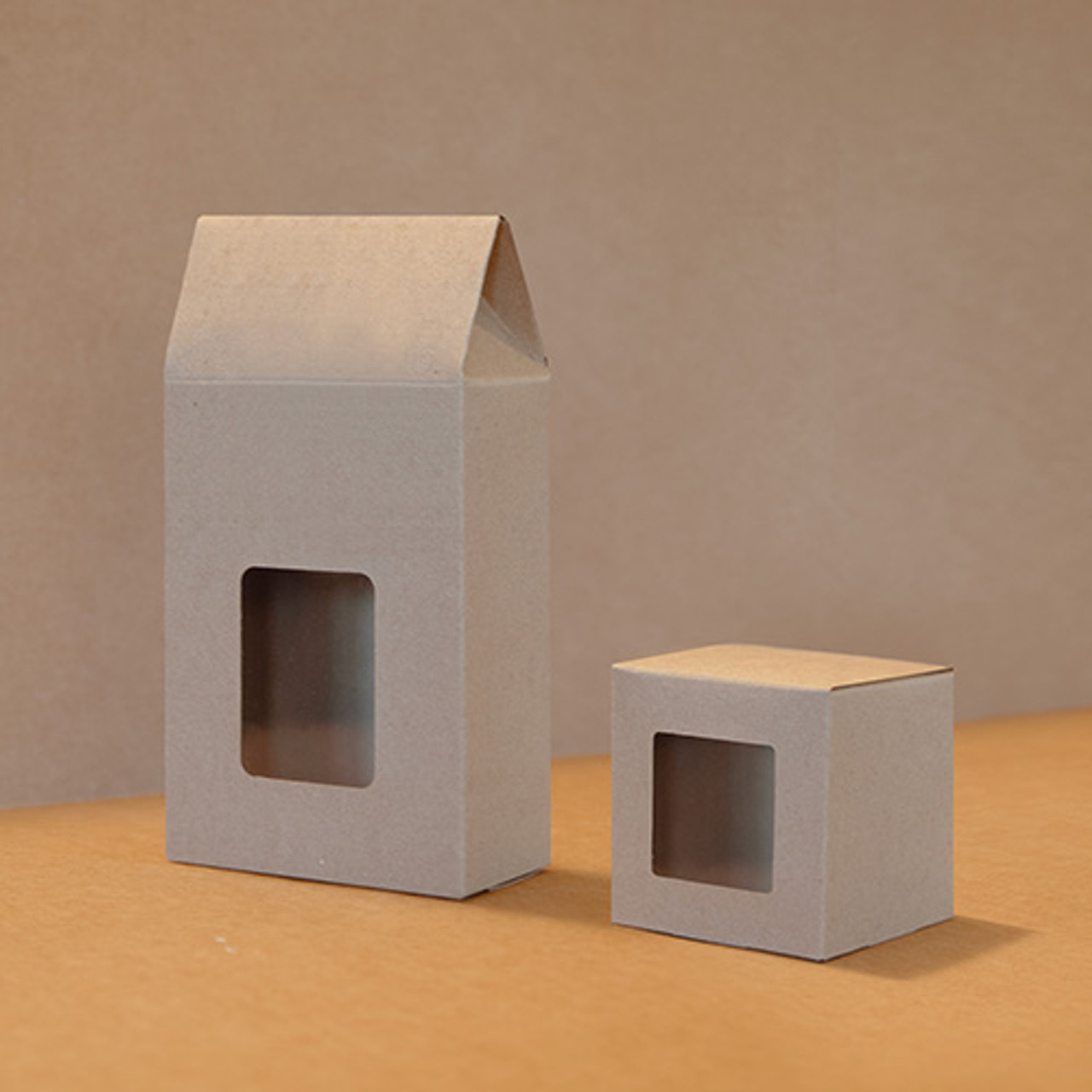 4 Small Box with Window - Sustainable Packaging Industries
