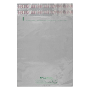 Gray 100% Recycled Poly Mailer - 6" x 9"