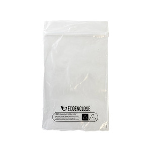 100% Recycled Zipper Poly Bag - 3.25 x 5.25 XS