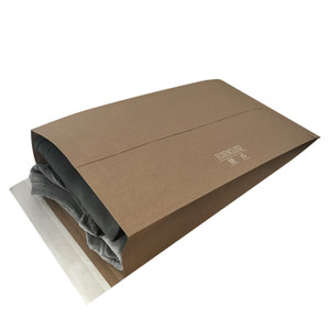10.5 x 3.75 x 19" - 100% Recycled Gusseted Kraft Mailer