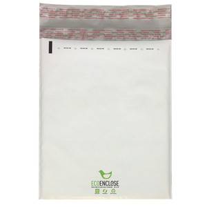 Ivory 100% Recycled Poly Mailer  - 9 x 12"