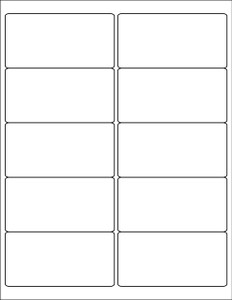 4x2" Rectangle Stickers - Sheets