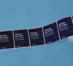 4x3.3" Rectangle Stickers - Rolls