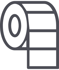 3x2" Rectangle Stickers - Recycled Paper Facestock - Zero Waste Liner - Rolls