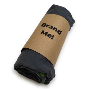 100% Recycled EcoBand: Custom Branded (Black) - 4.25x14" - 200 Sheets