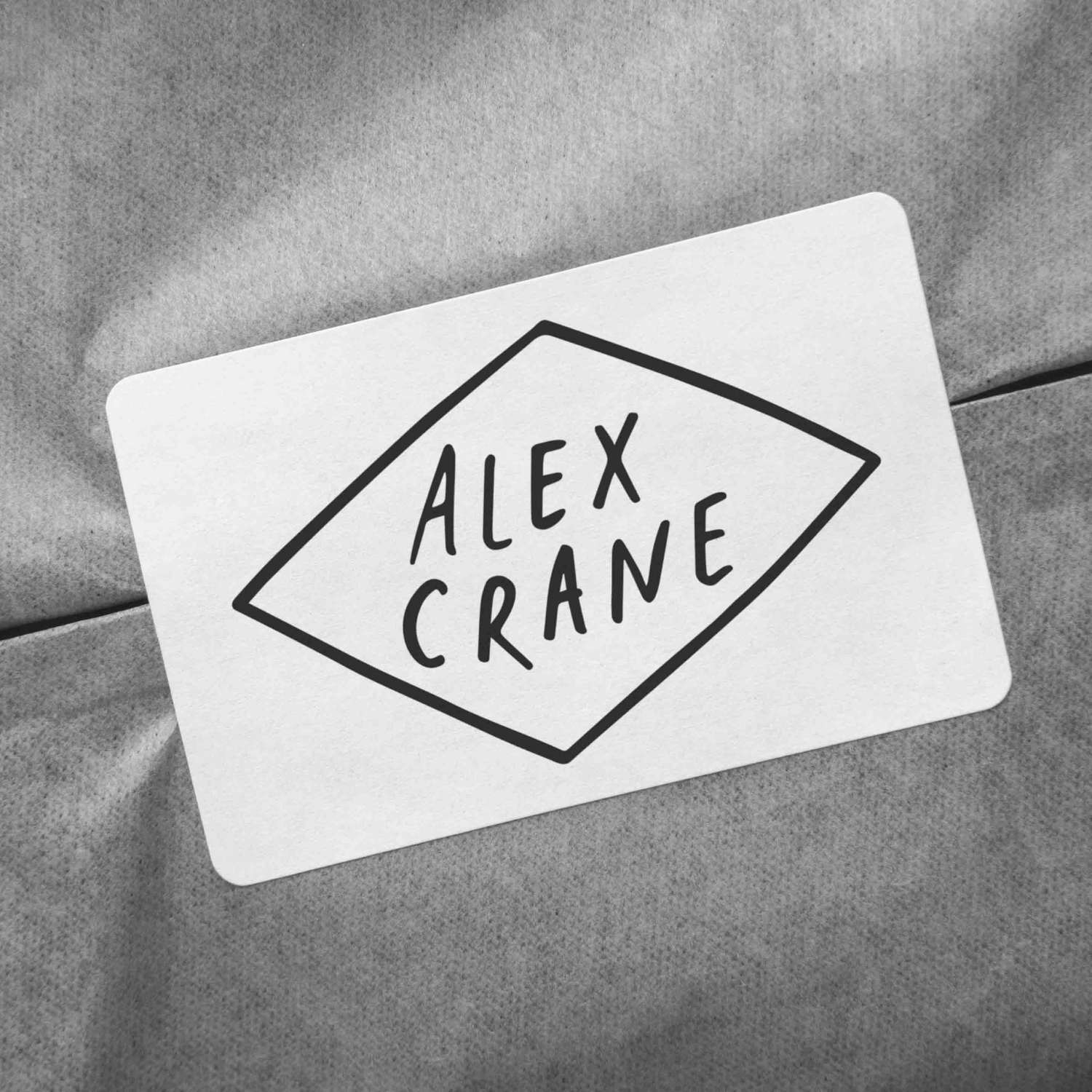 Alex Crane rectangular sticker