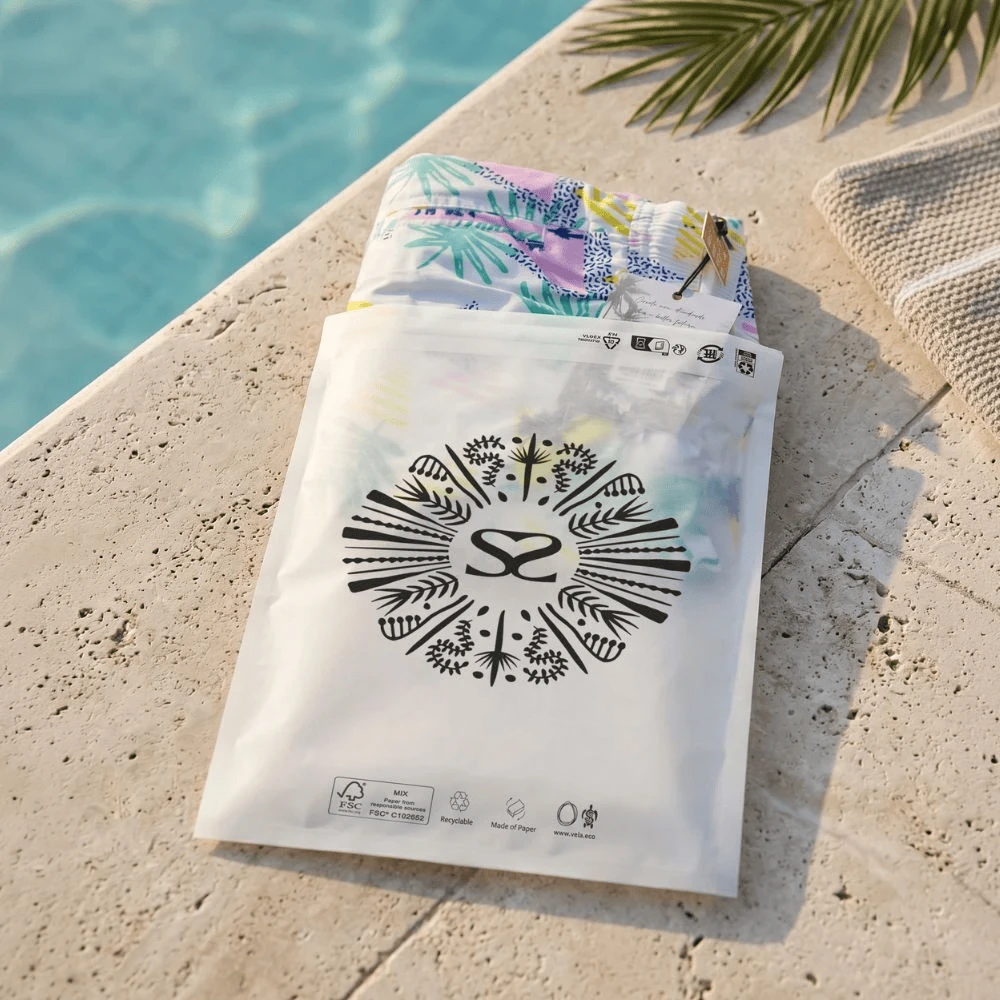 custom glassine bag for apparel