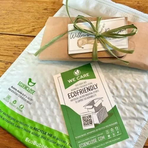 Eco-friendly shipping supplies for jewelry