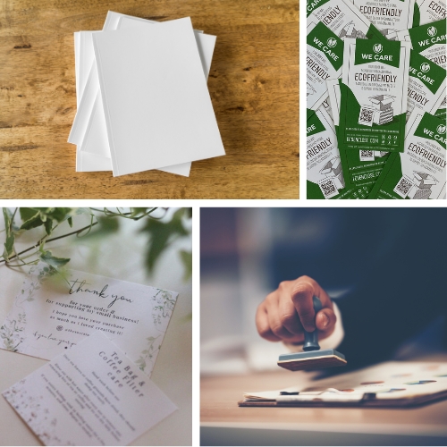 Blank White Cards and Envelopes, Printable, Perfect for Arts and Crafts,  DIY - 12 or 24 Eco-Friendly Note Cards