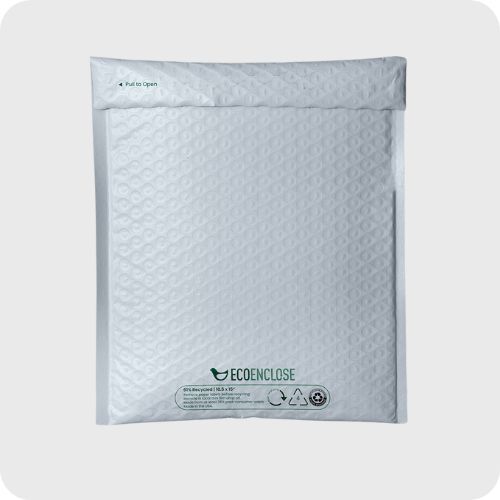 50% recycled poly bubble mailer