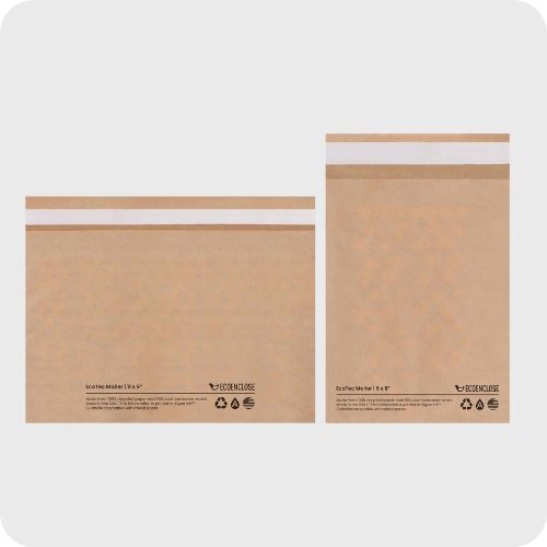 100% recycled ecotec cushioned mailer