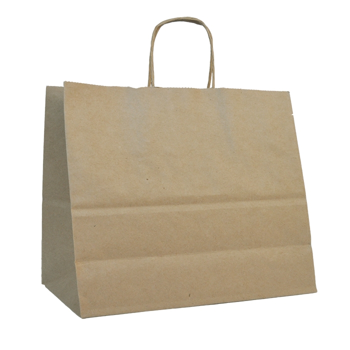 Kraft Twisted Handle Bag 14 x 9 x 16 - Canada Green Natural Products