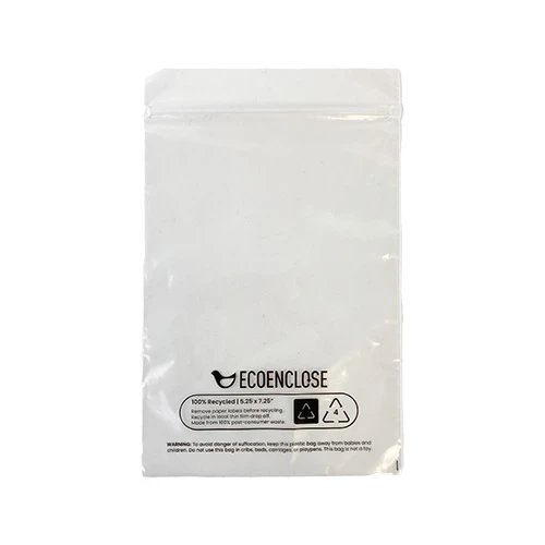Zipper Poly Bag - 5.25" x 7.25" - Case of 1000 Bags
