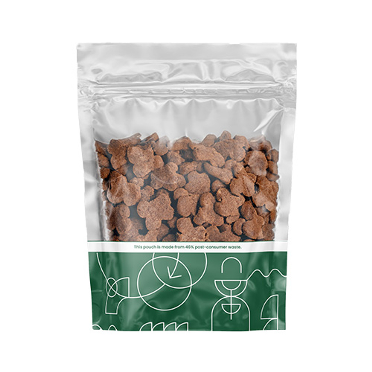 Clear PCR Stand Up Pouch - 7" x 9" x 3"