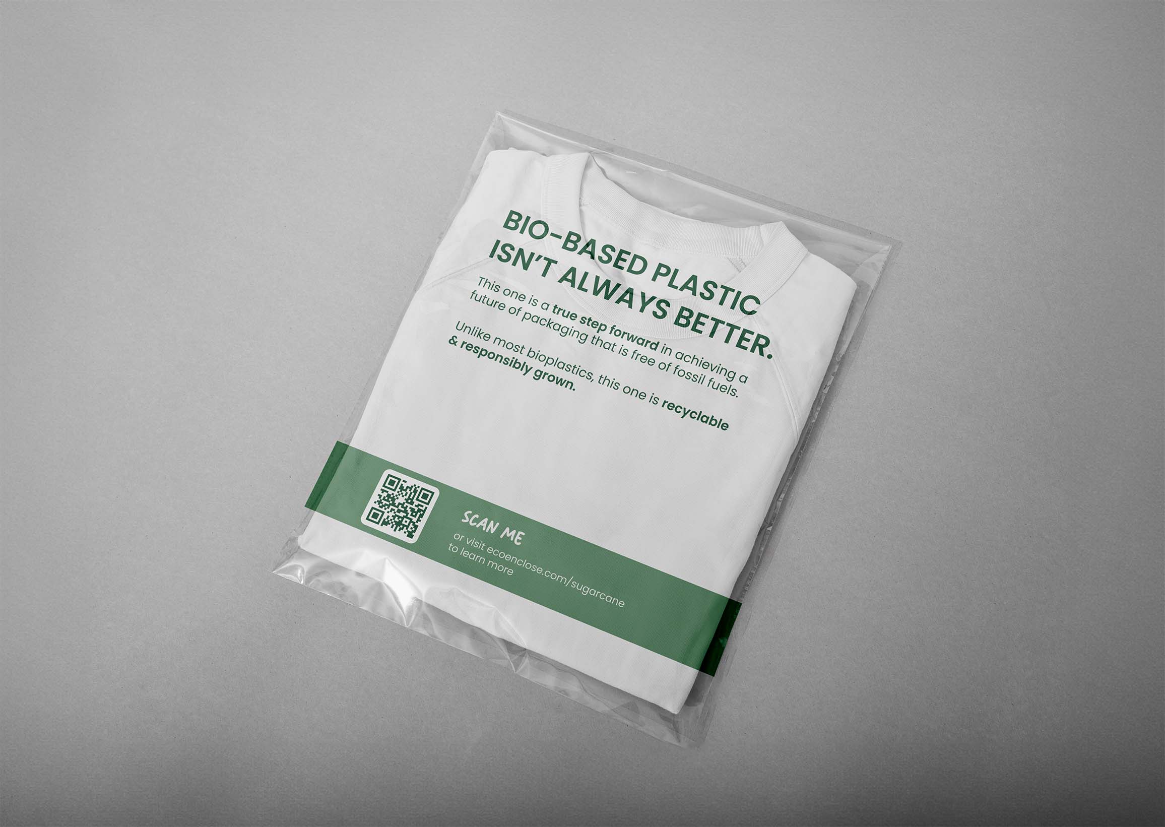 Sugarcane Poly Bag - 12" x 18"