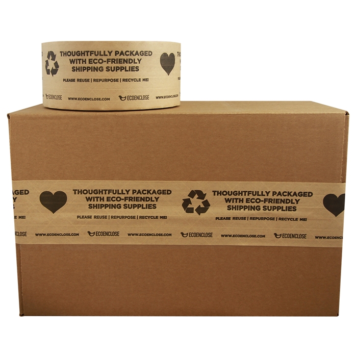 Printed Thoughtfully Eco-Friendly - Kraft Paper Water-Activated Tape