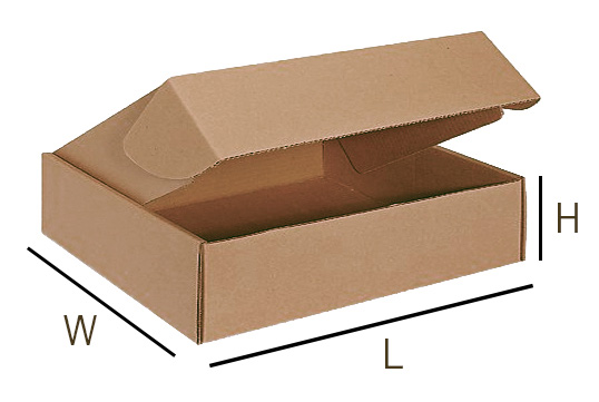 Bag (box) Made Of Corrugated Cardboard Stock Photo, Picture and