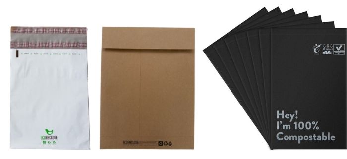 sustainable material mailer comparison