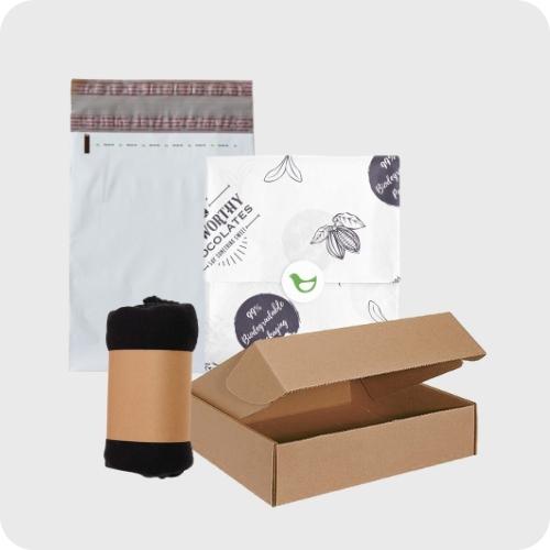 sustainable shipping boxes and recycled mailers