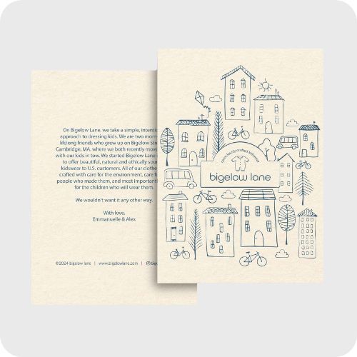 recycled custom notecards