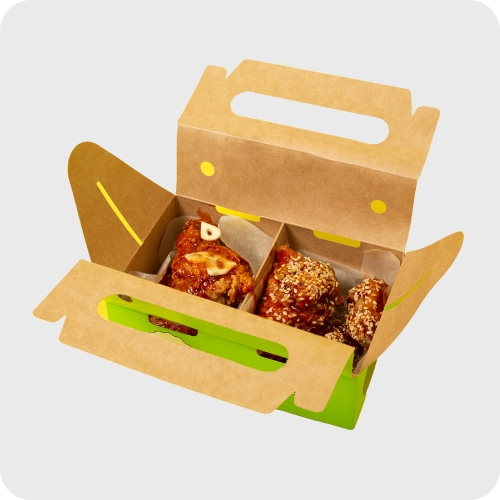 Custom Take Away Biodegradable Disposable Lunch Food Kraft Paper Noodl –  Fastfoodpak