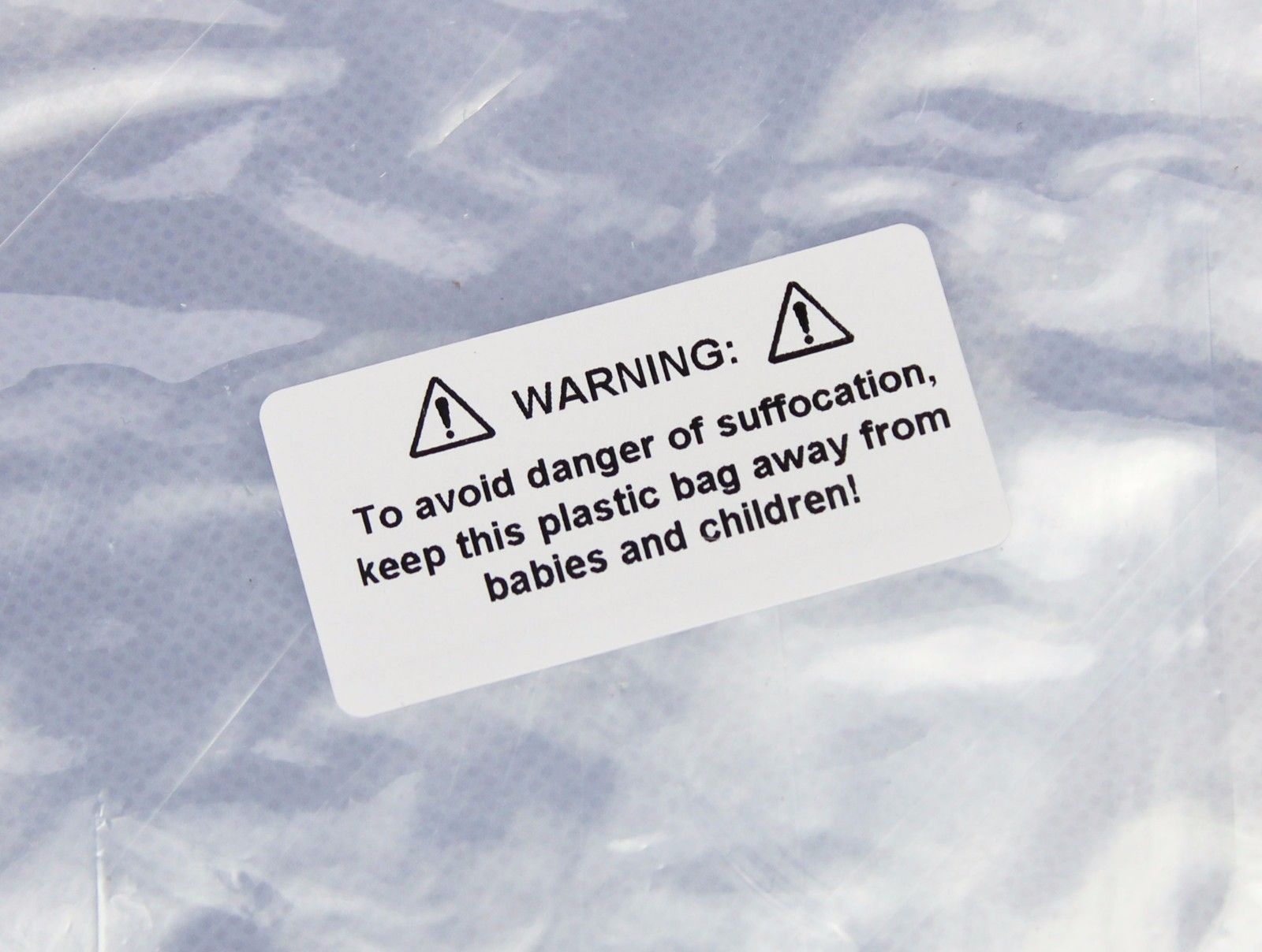 18 x 24 Zipper Bags with Suffocation Warning 1.5 Mil 500/Case