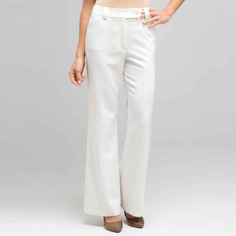 Wide Leg Pant, Sugar, large