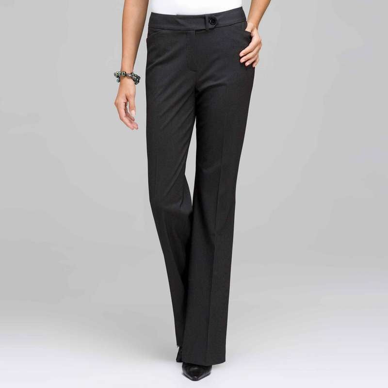 Bootleg Trouser, Black & Sugar, large