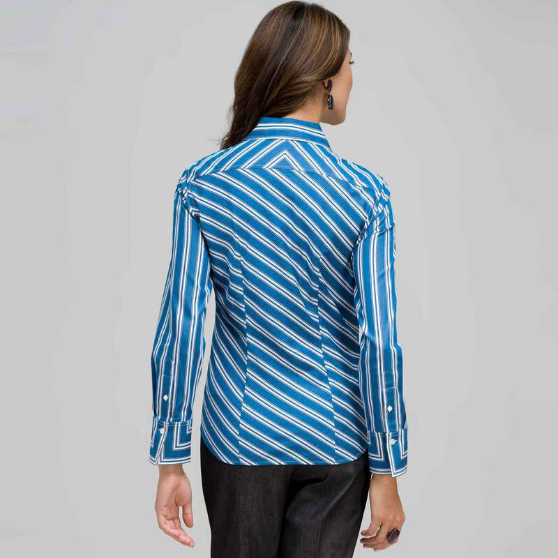 Striped Shirt, Royal Multi, large