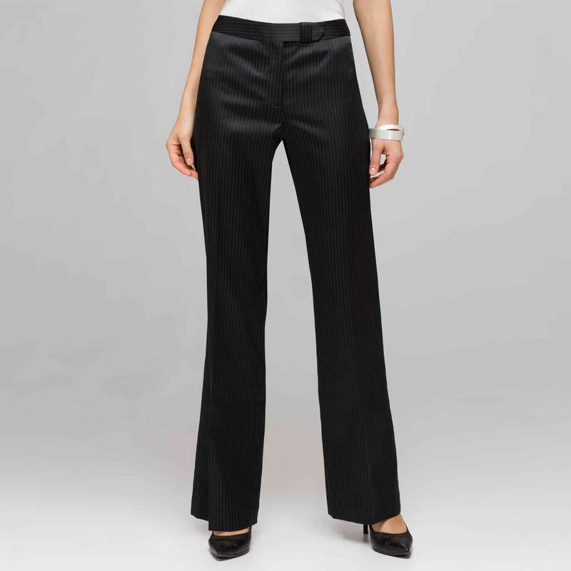 Bootleg Pant, Black & White, large