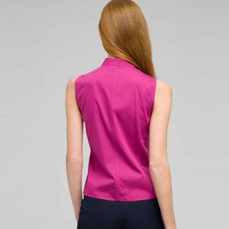Sleeveless Blouse, Cerise, large