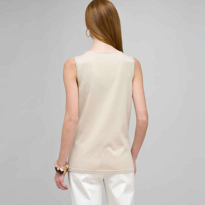 Beaded Tank, Dark Stone, large