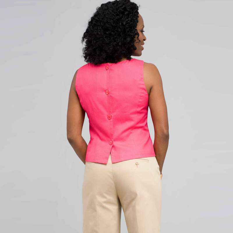 Pleated Shell, Hot Pink, large