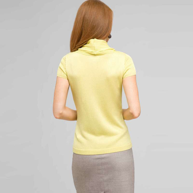 Cowl Neck Top, Keylime, large