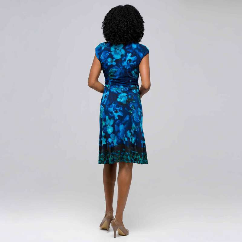 Floral Jersey Dress (Petite), Ink Multi, large