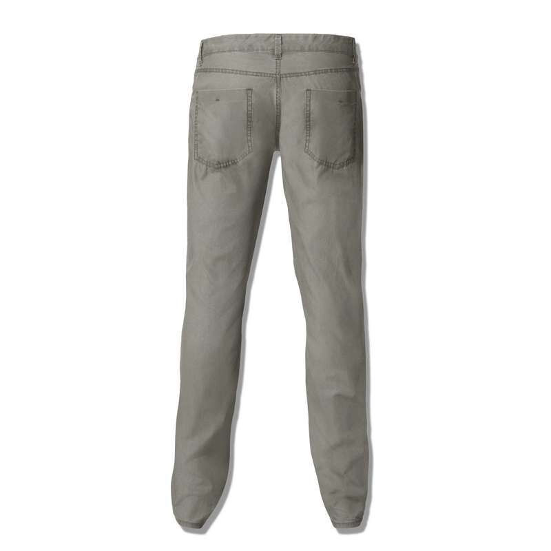 Straight Leg Pants, Gray, large